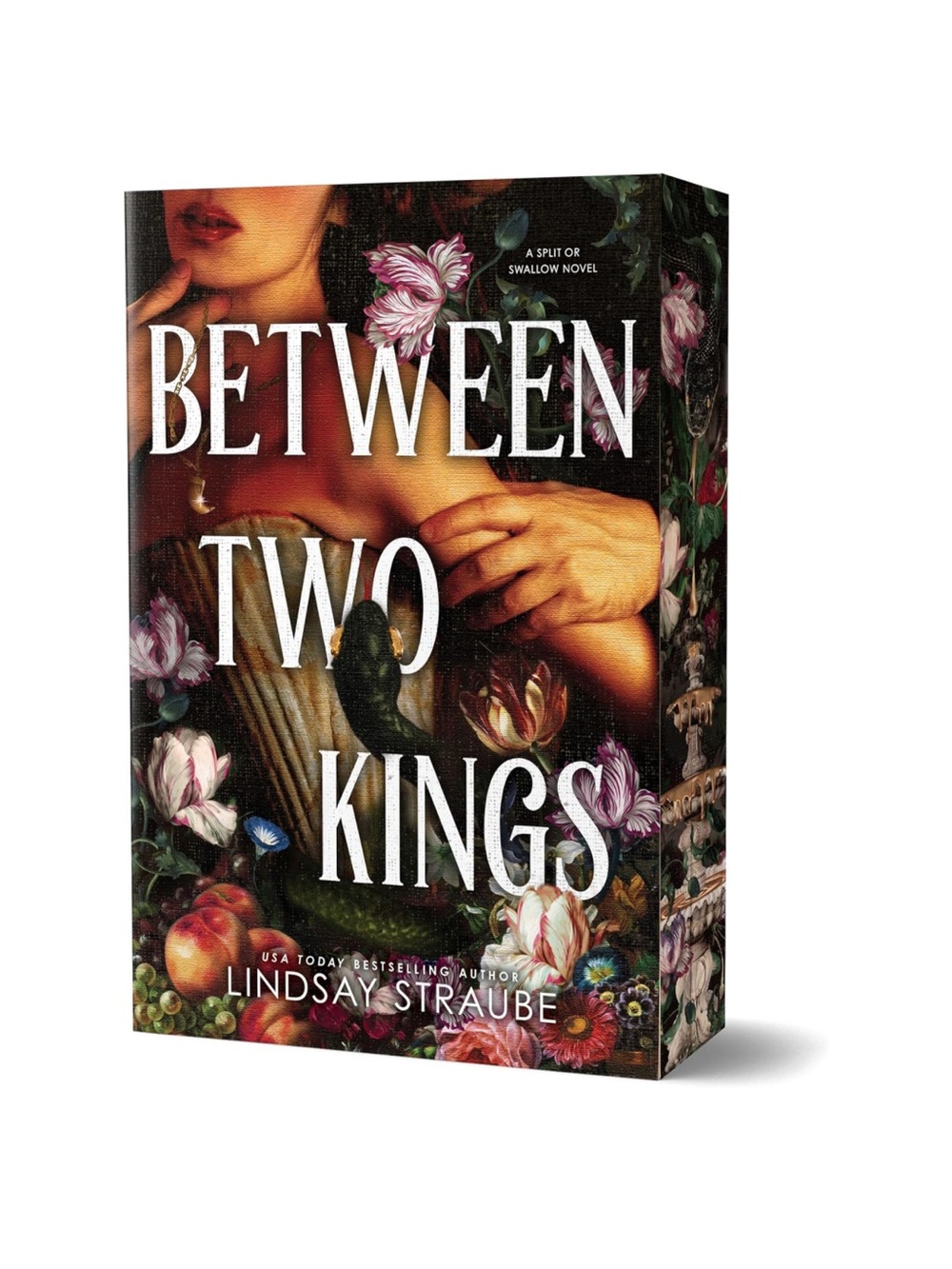 Between Two Kings by Lindsay Straube - Floral Hardcover Book
